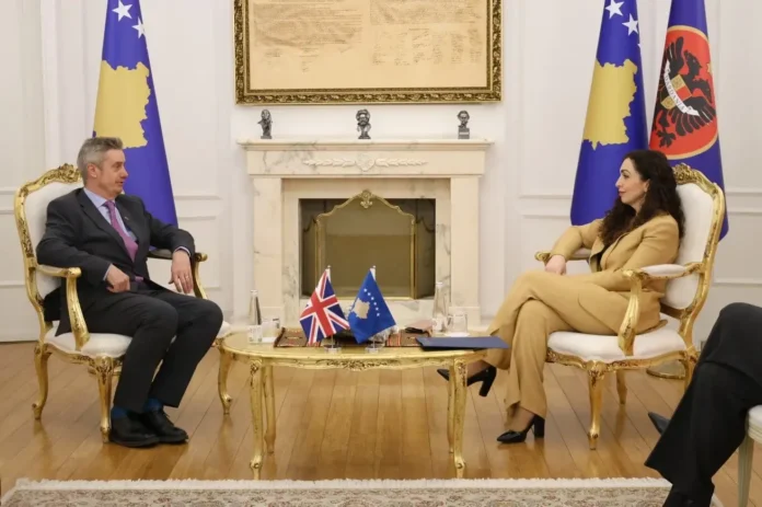 Vjosa Osmani Jonathan Hargreaves